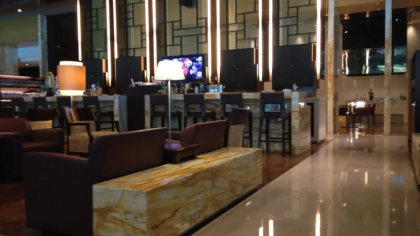 Real-time hotel booking audit at Changi Airport premium lounge