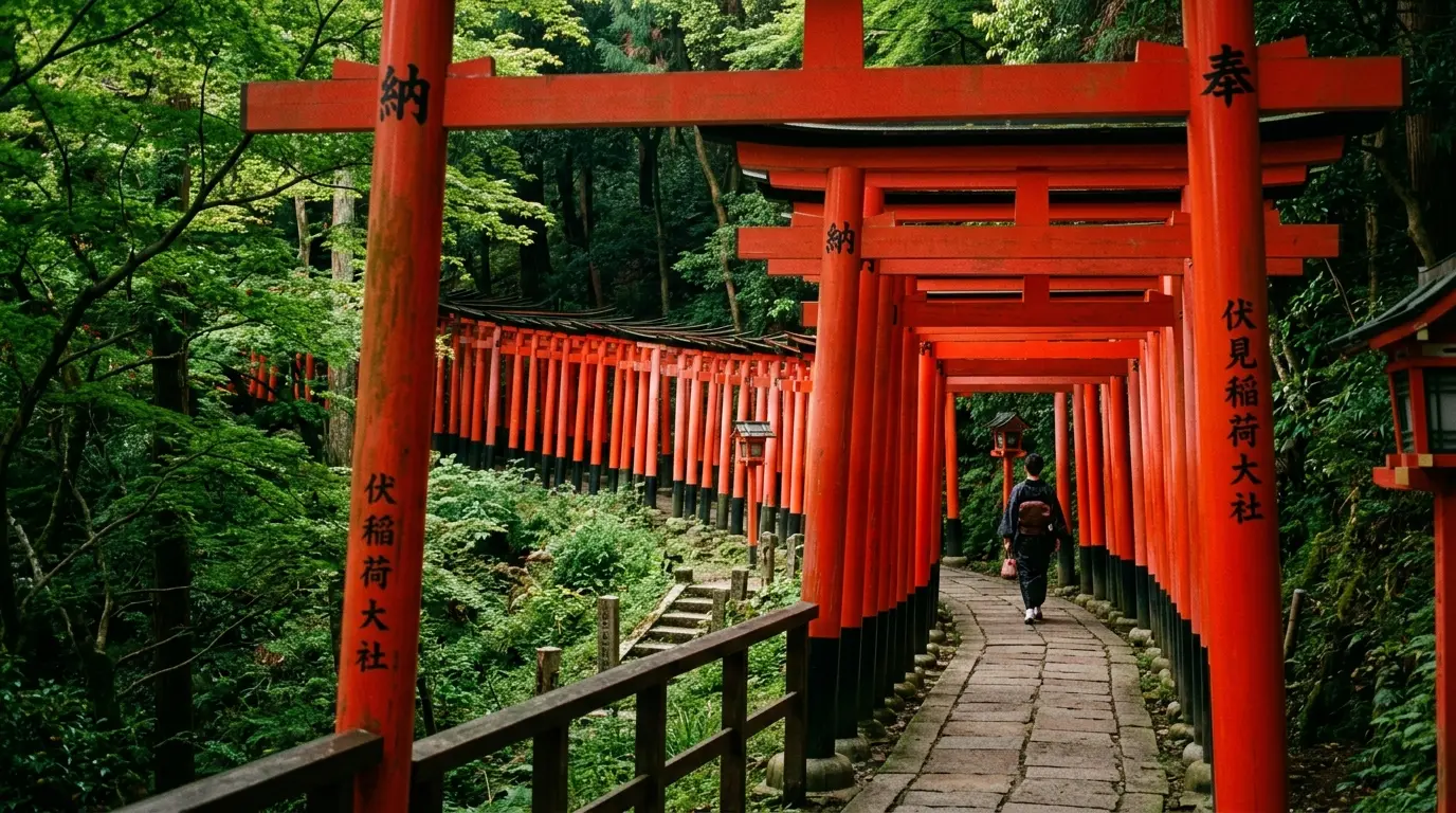 Kyoto Day 2: Fushimi Inari Torii Path, Kiyomizu-dera Heights, Ninenzaka Lanes, and Gion Kaiseki Feast
