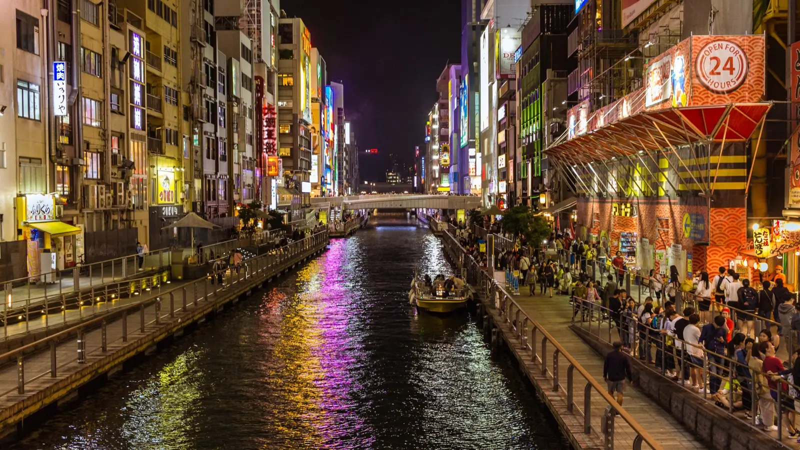 Osaka 72-Hour Feast: Dotonbori Canal Neon, Kuromon Market & Umeda Heights