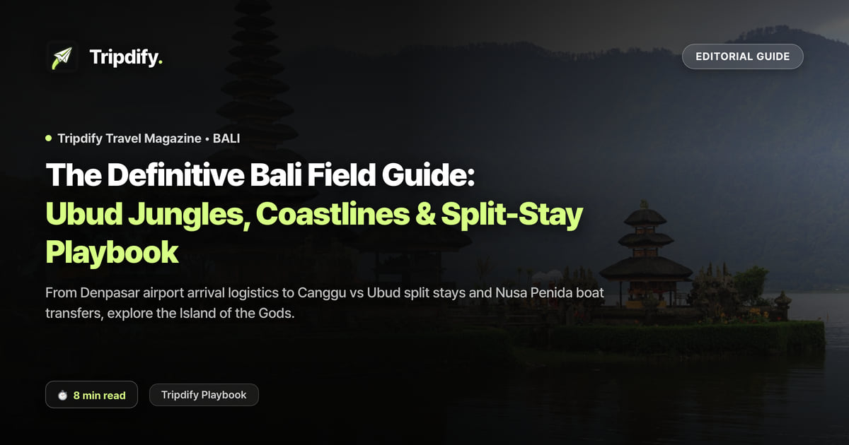 Bali Itinerary: Splitting Your Stay Between Ubud, Seminyak and Uluwatu