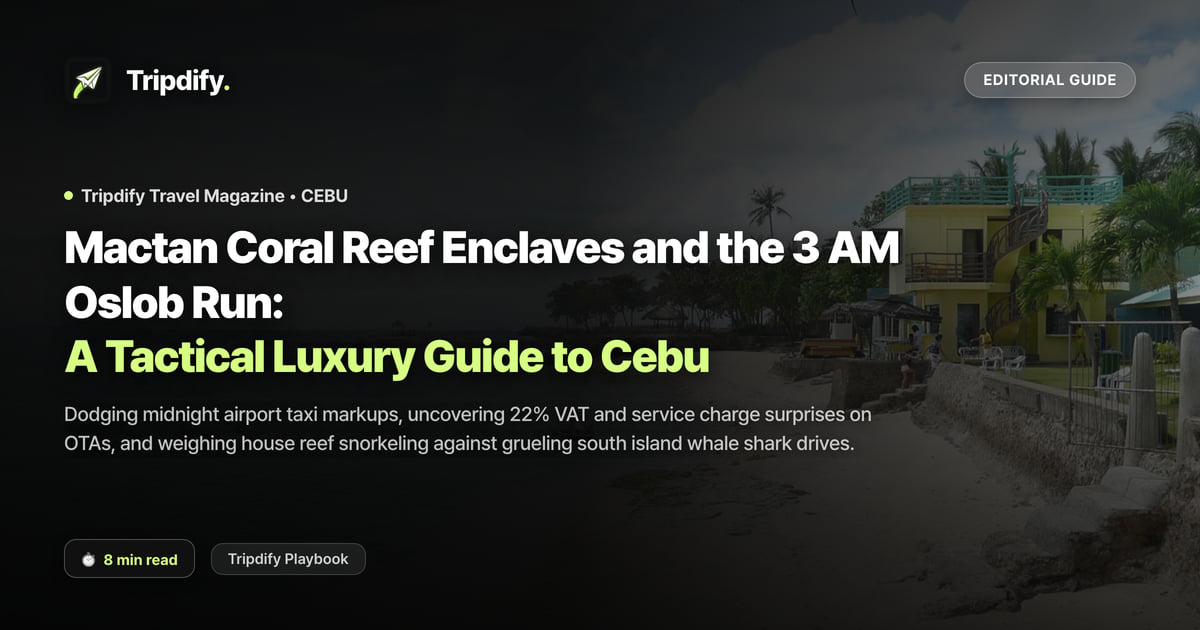 Cebu Itinerary: Mactan Resorts and the Oslob Whale Shark Trip