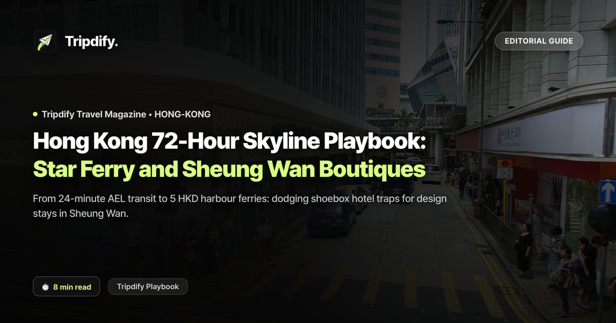 Hong Kong Itinerary and Where to Stay: Victoria Harbour in Two Nights