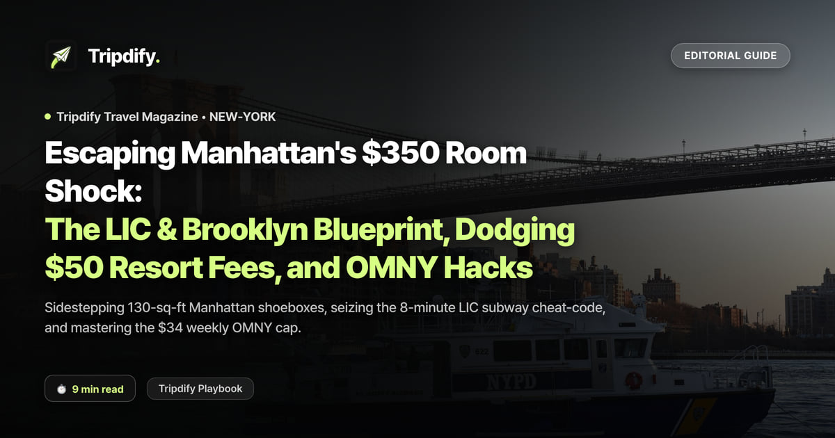 Where to Stay in New York: Long Island City and Brooklyn Instead of Manhattan
