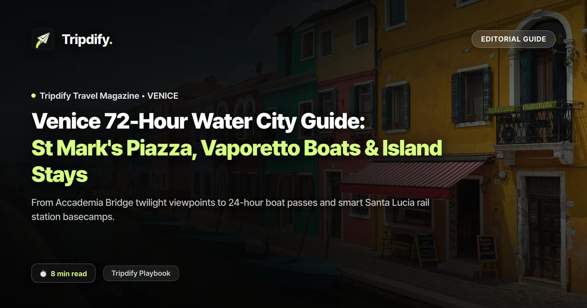 Venice Itinerary: St Mark's Square and How to Ride the Vaporetto